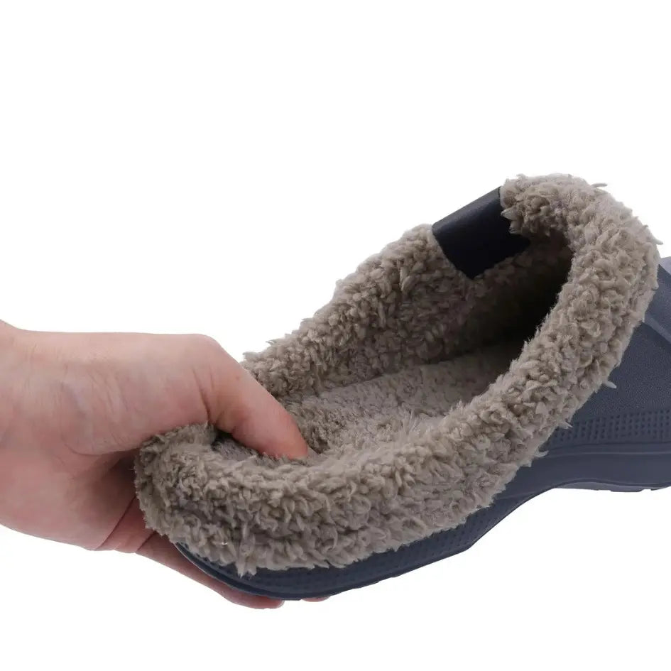 Nufi Pantoffels met Bont voor Heren & Dames - Warme Clogs