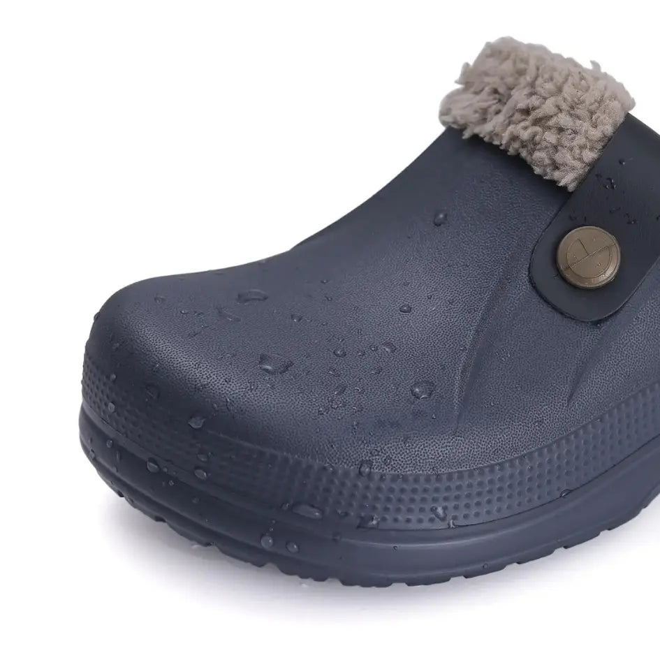 Nufi Pantoffels met Bont voor Heren & Dames - Warme Clogs