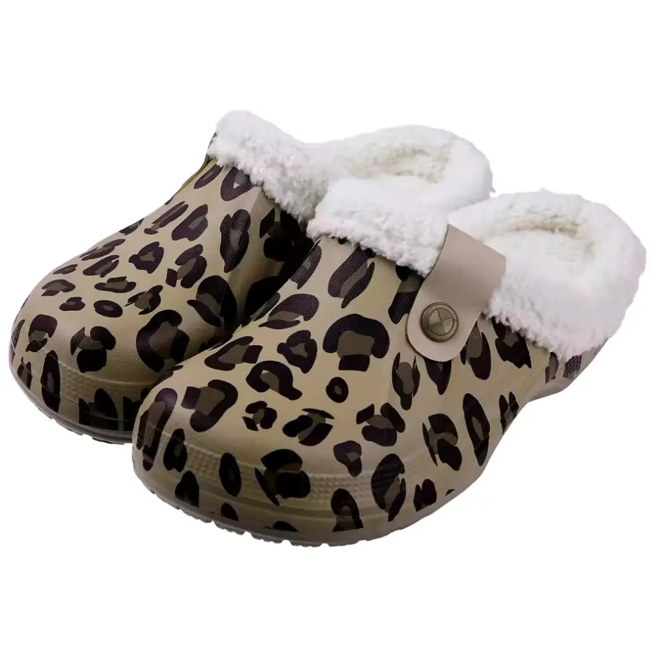 Nufi Pantoffels met Bont voor Heren & Dames - Warme Clogs