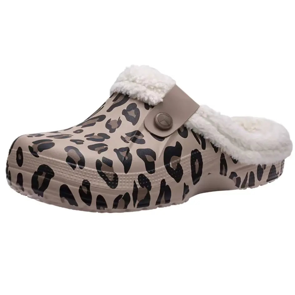 Nufi Pantoffels met Bont voor Heren & Dames - Warme Clogs