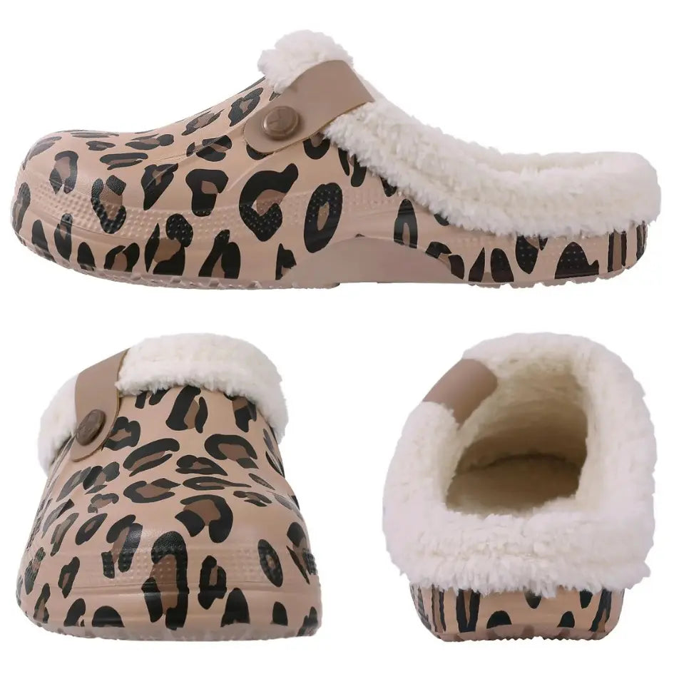 Nufi Pantoffels met Bont voor Heren & Dames - Warme Clogs