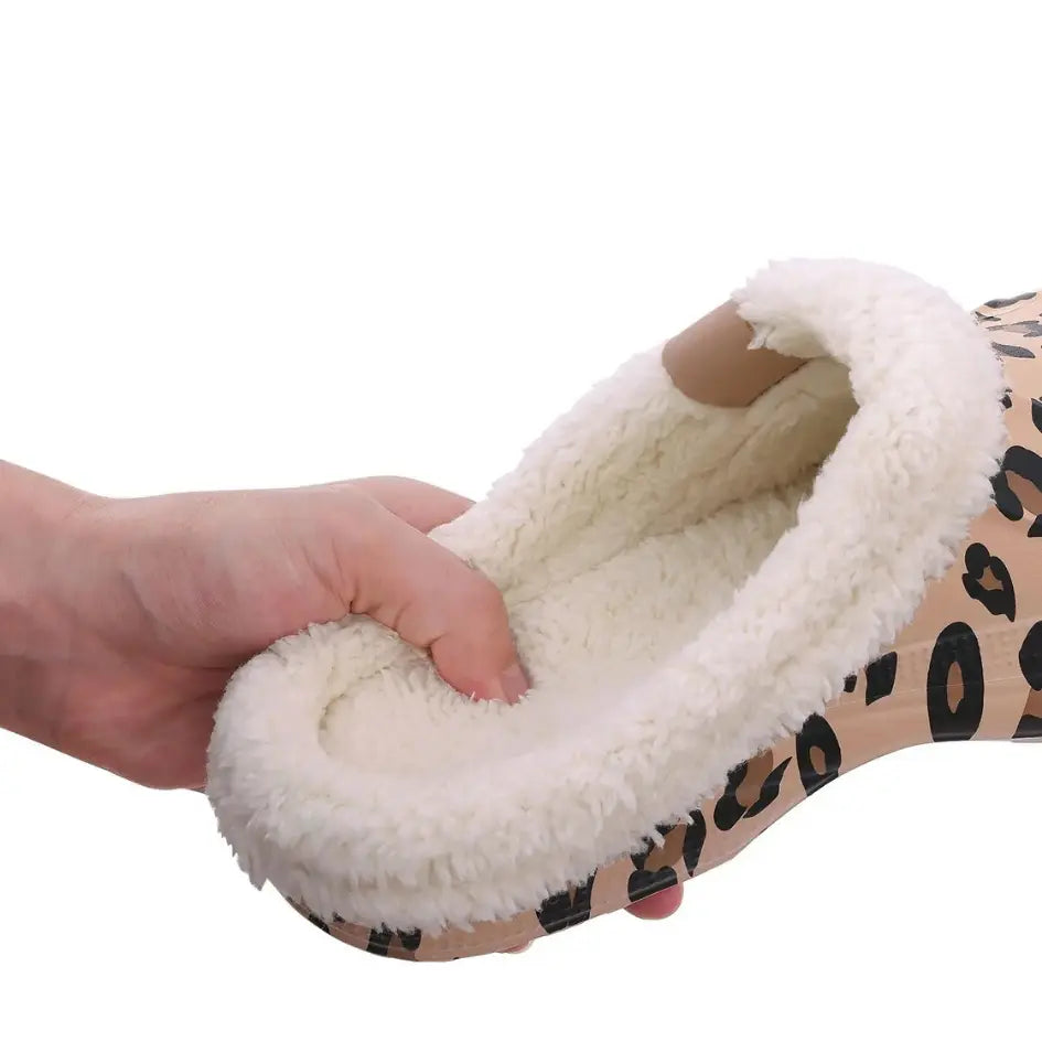 Nufi Pantoffels met Bont voor Heren & Dames - Warme Clogs