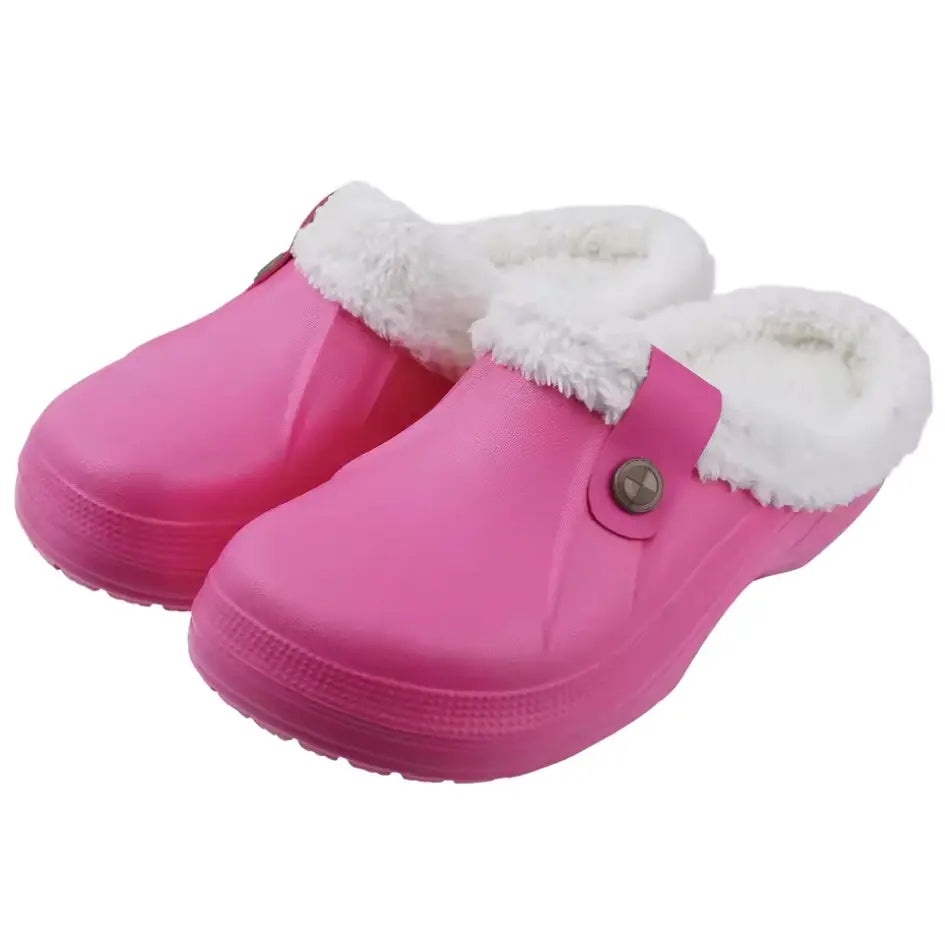 Nufi Pantoffels met Bont voor Heren & Dames - Warme Clogs