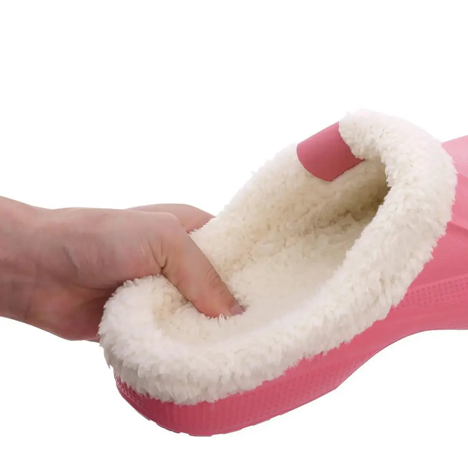 Nufi Pantoffels met Bont voor Heren & Dames - Warme Clogs