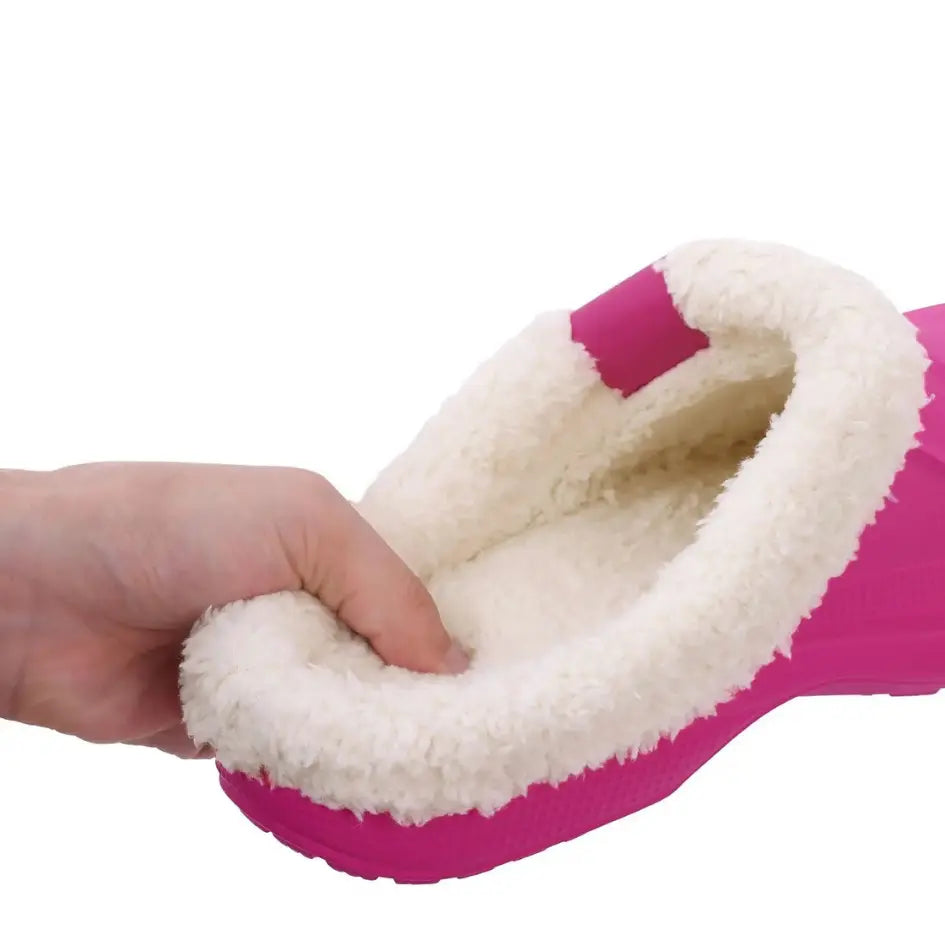 Nufi Pantoffels met Bont voor Heren & Dames - Warme Clogs