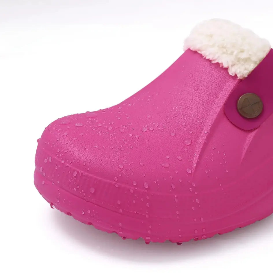 Nufi Pantoffels met Bont voor Heren & Dames - Warme Clogs
