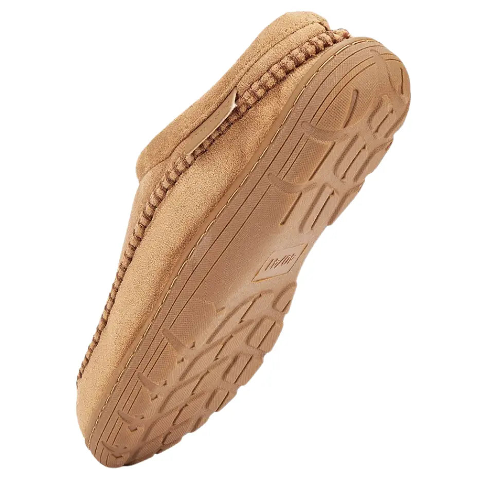 Olivier Pantoffels Heren met Wol - Pantoffels met Harde Zool