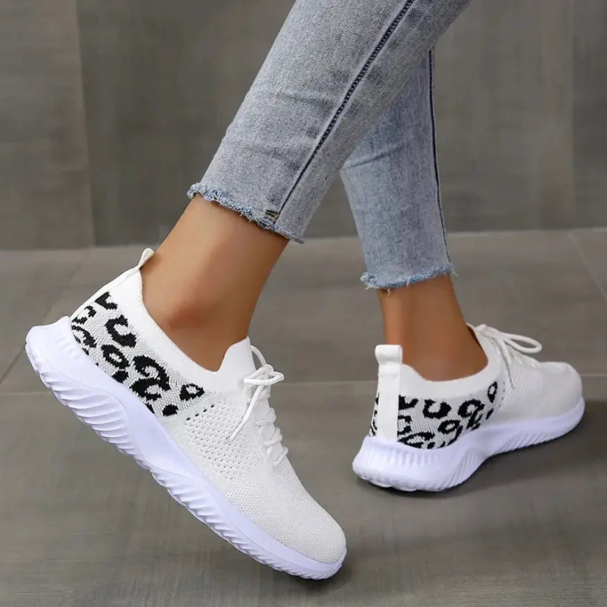Loa Panterprint Schoenen Dames - Ademend Mesh