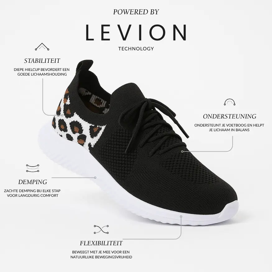 Loa Panterprint Schoenen Dames - Ademend Mesh