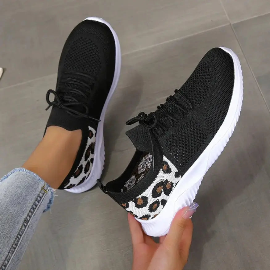 Loa Panterprint Schoenen Dames - Ademend Mesh