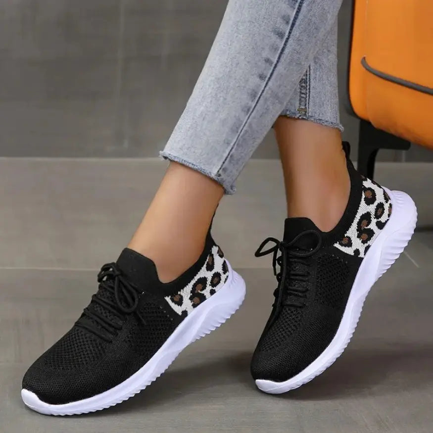 Loa Panterprint Schoenen Dames - Ademend Mesh