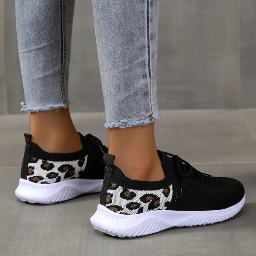 Loa Panterprint Schoenen Dames - Ademend Mesh
