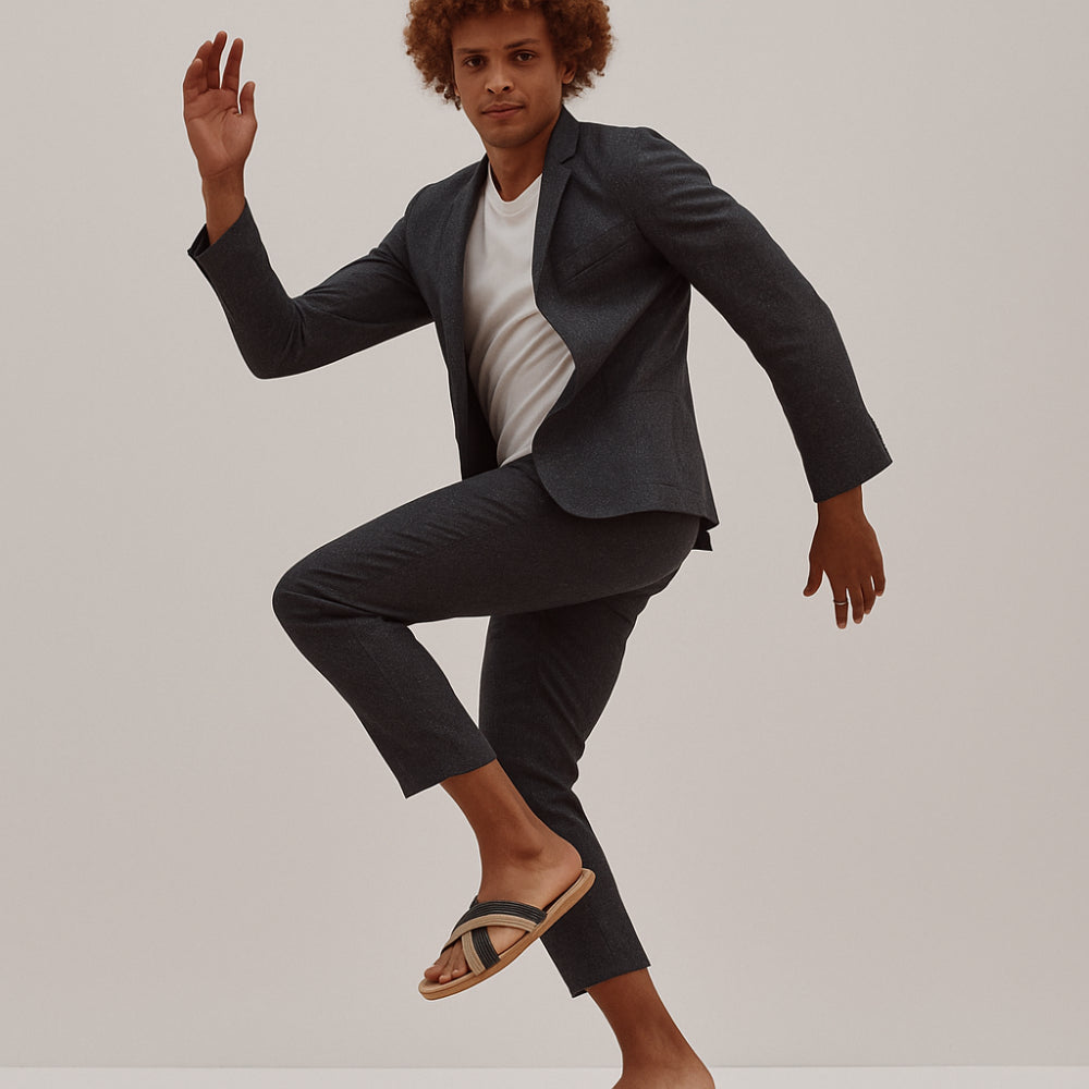 Rens Hennep Slippers met Kruisband – Lichtgewicht & Duurzaam