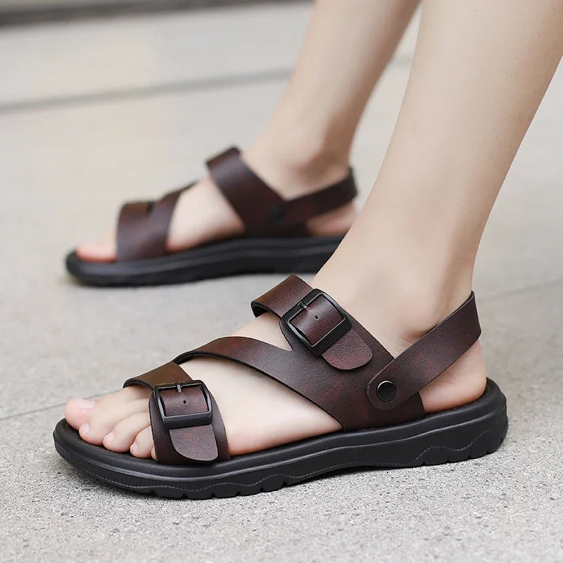Stan Leren Sandalen Heren - Instappers