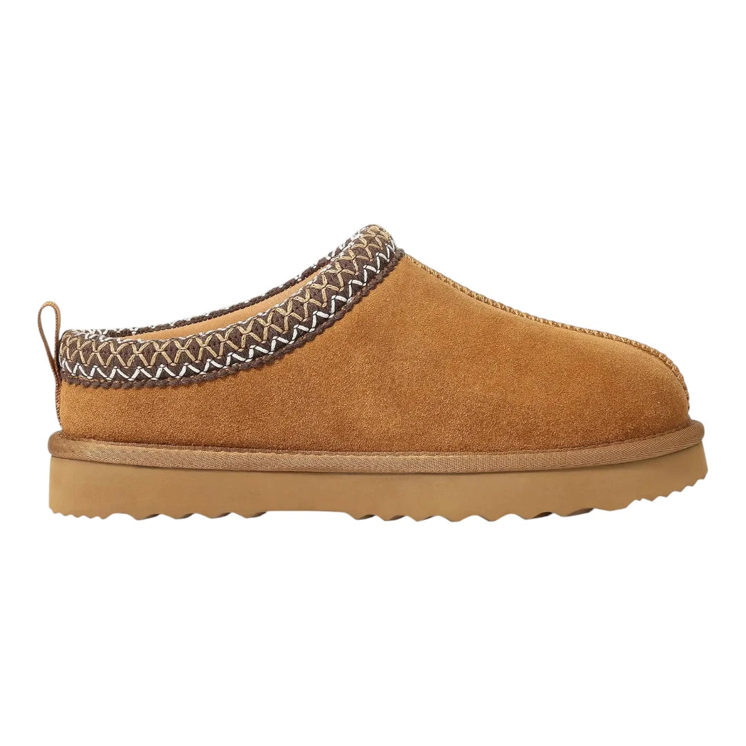 Leren Pantoffels Dames – Luxe Suède Sloffen met Warme Pluche Voering