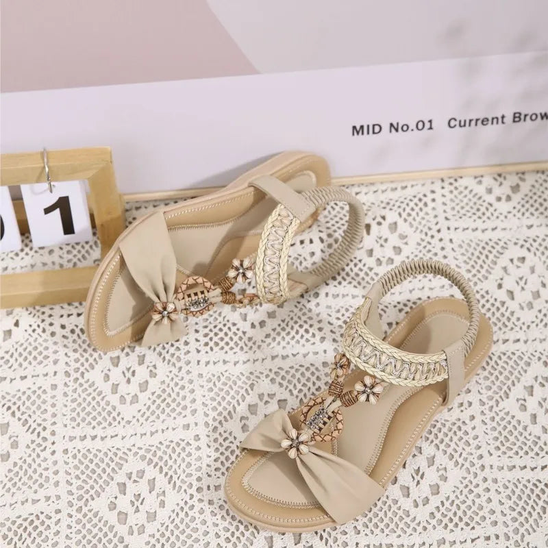 Mia Hippe Dames Sandalen - Zomerse Sandalen