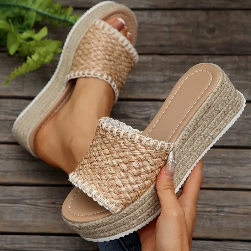 Fiene Espadrilles - Sandalen met Sleehak Dames