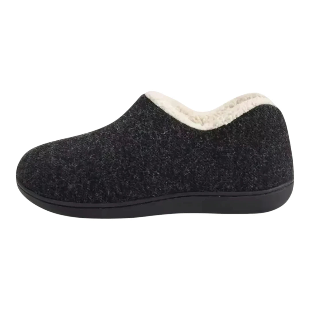 Clara Warme Dames Pantoffels – Pluche Sloffen met Harde Zool