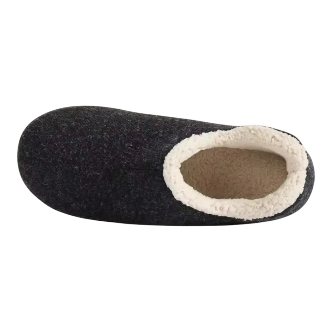 Clara Warme Dames Pantoffels – Pluche Sloffen met Harde Zool