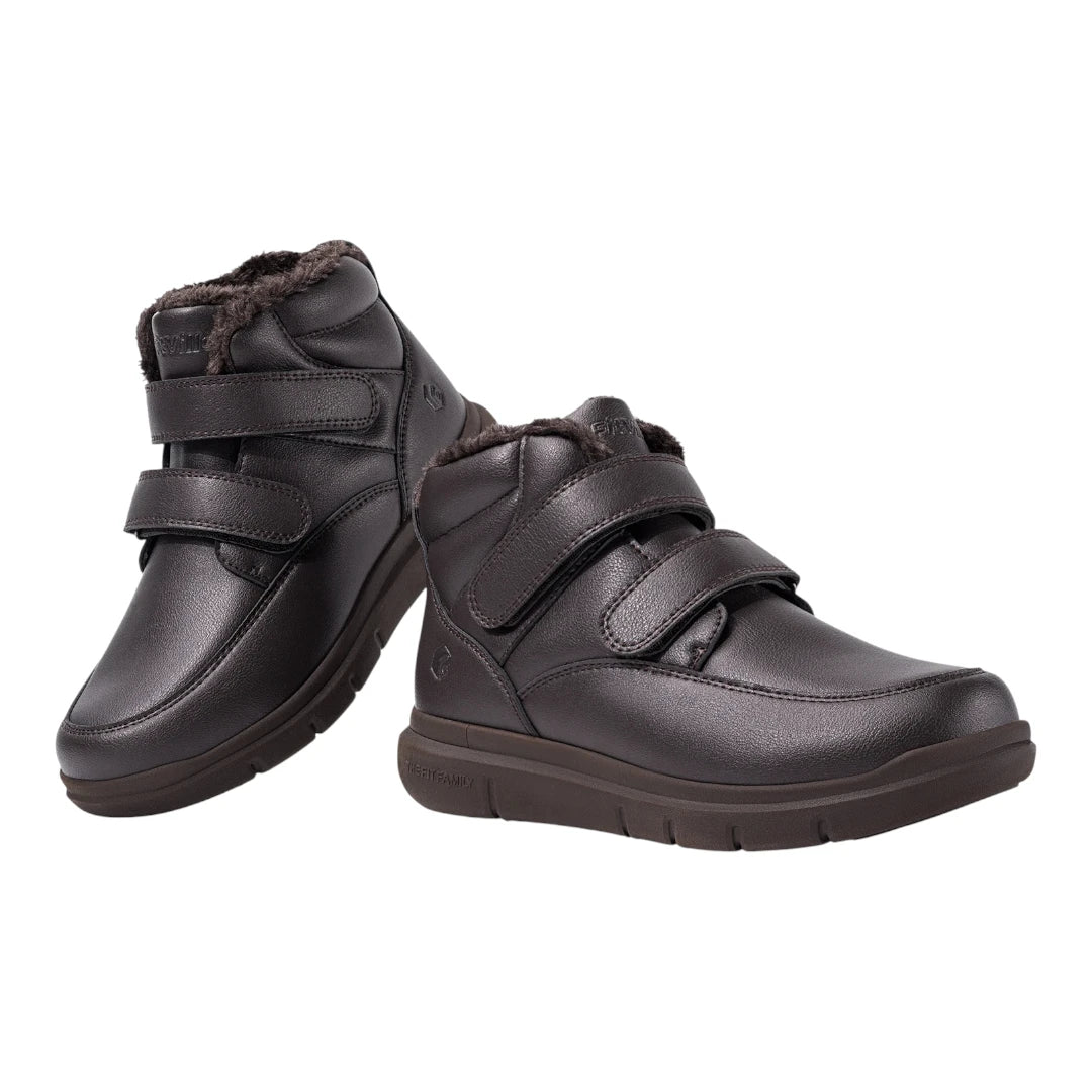 Arvo Hoge Schoenen Heren – Orthopedische Snowboots met Klittenband