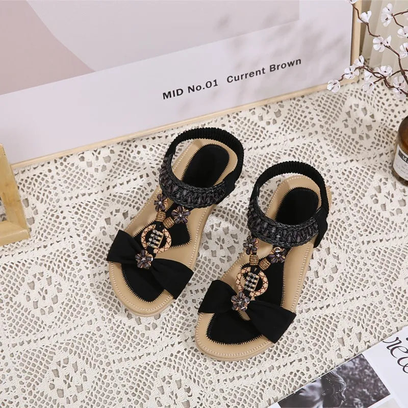 Mia Hippe Dames Sandalen - Zomerse Sandalen