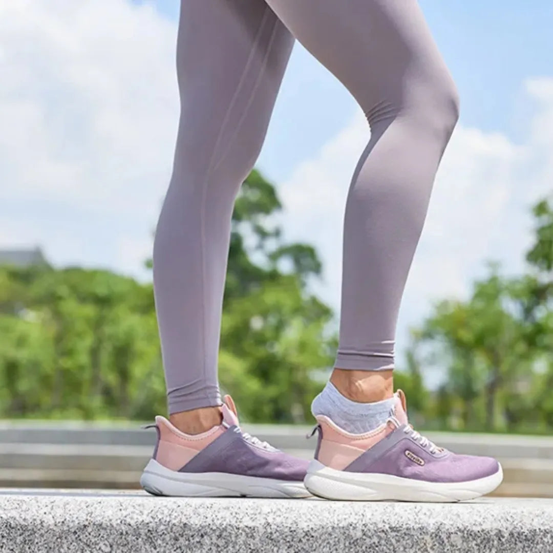 Slip On Sneakers Dames - Sportschoenen met Brede Leest & Ondersteuning