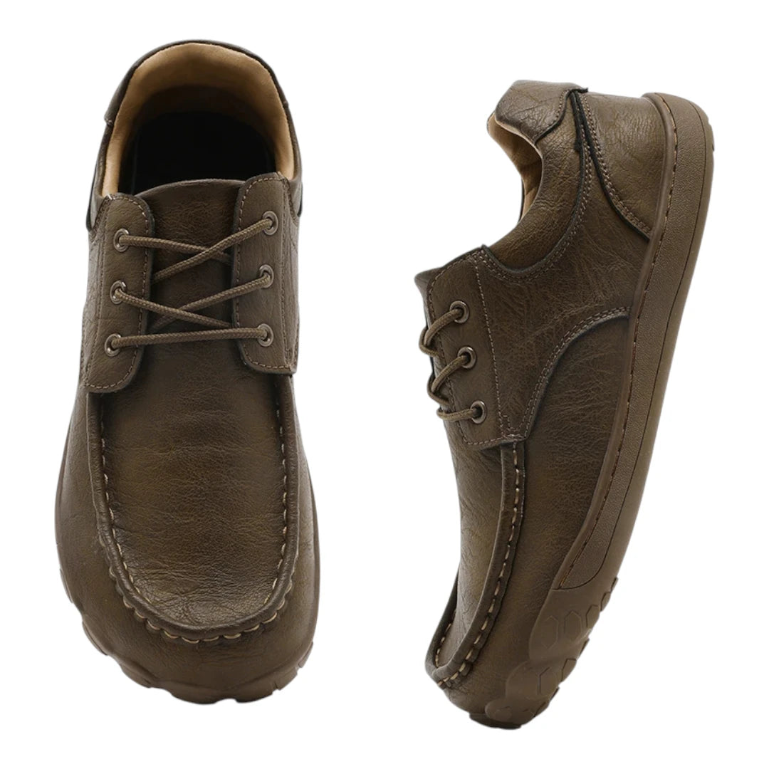 Mauro Barefoot Schoenen Heren met Veters – Brede Neus & Zero Drop Zool