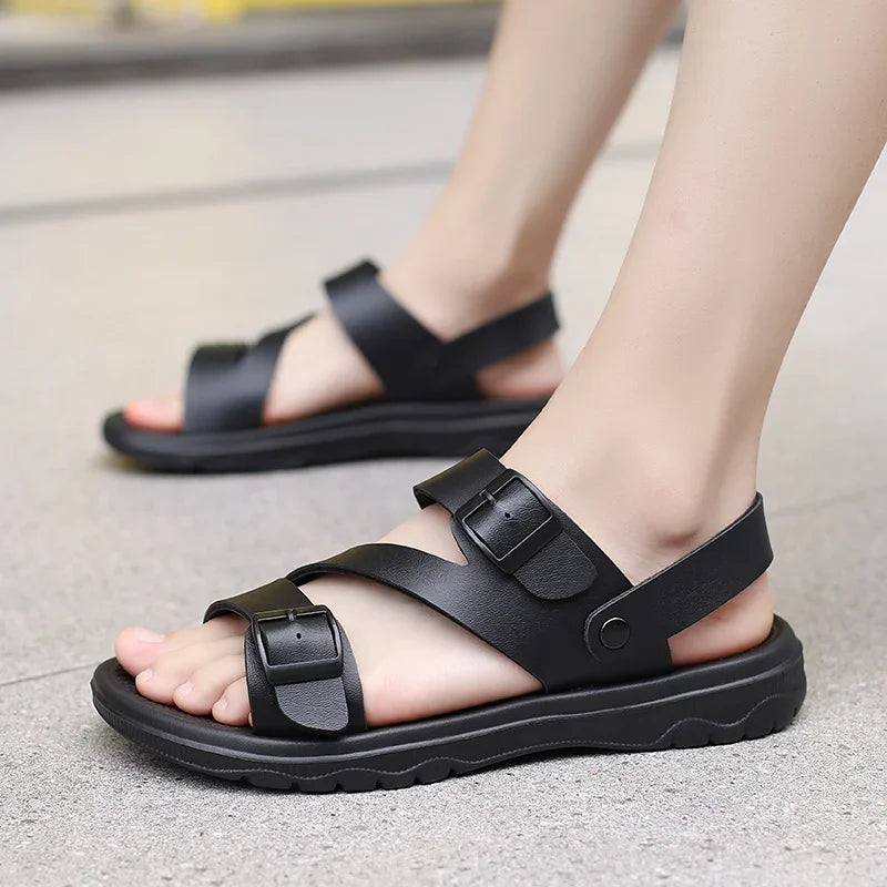 Stan Leren Sandalen Heren - Instappers