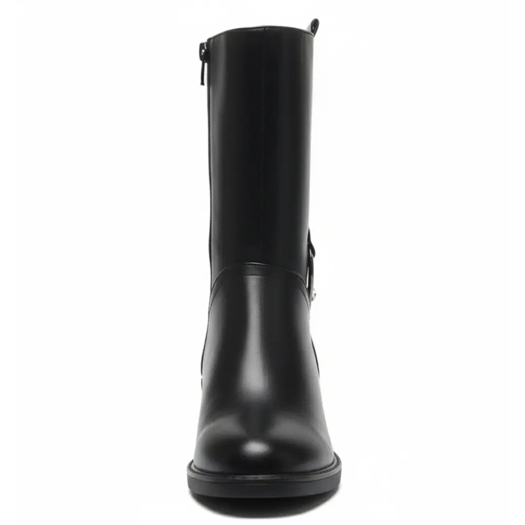 Selene Hoge Gevoerde Laarzen Dames – Warme Winter Boots met Hak