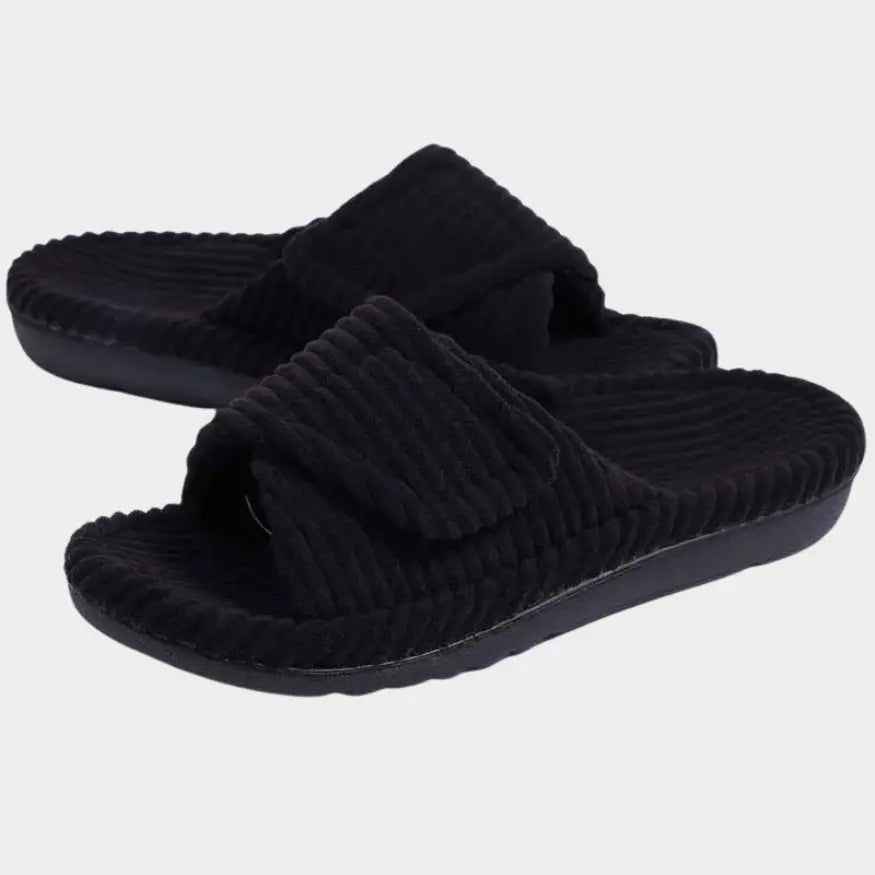 Sky Fluffy Slippers met Voetbed - Orthopedische sloffen