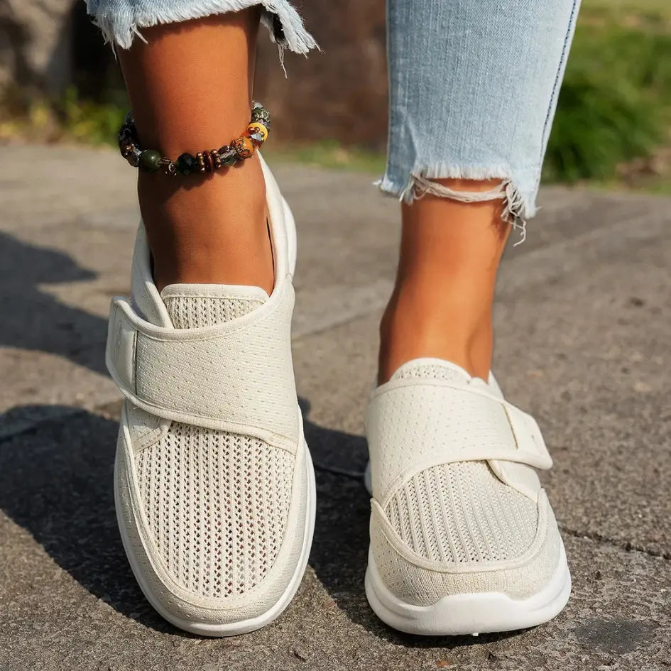 Sola Diabetes Schoenen Dames – Orthopedische Brede Klittenbandschoenen