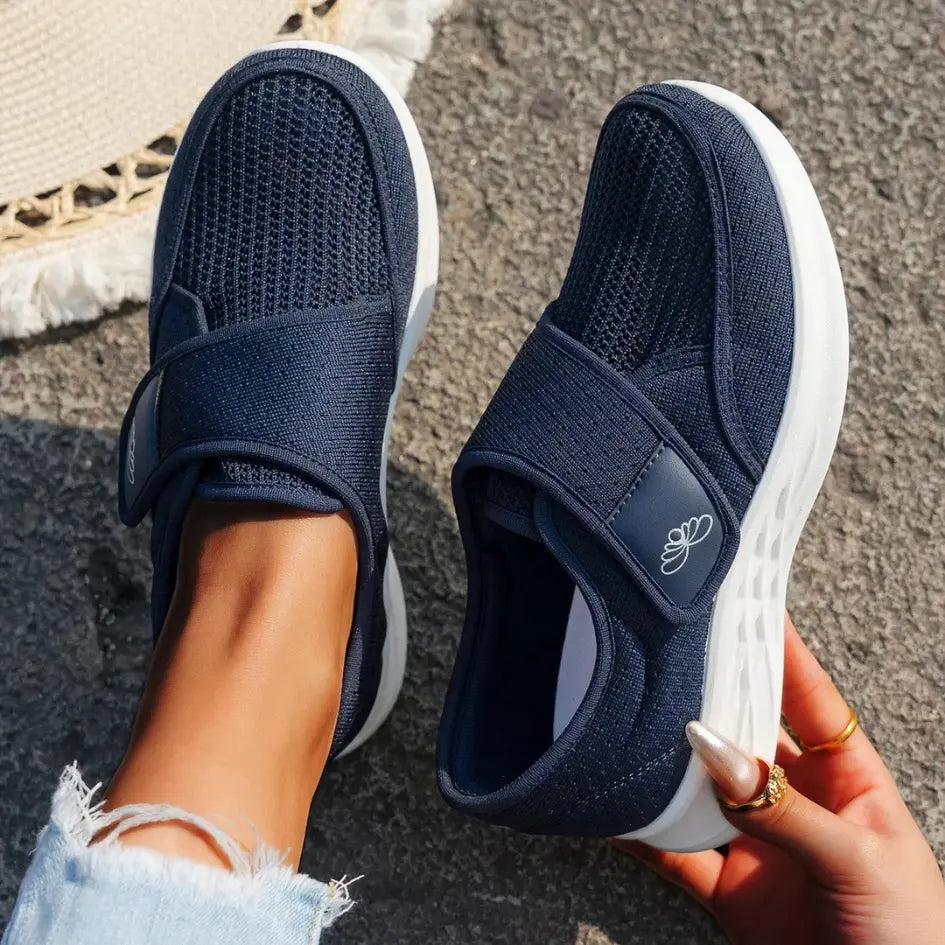 Sola Diabetes Schoenen Dames – Orthopedische Brede Klittenbandschoenen