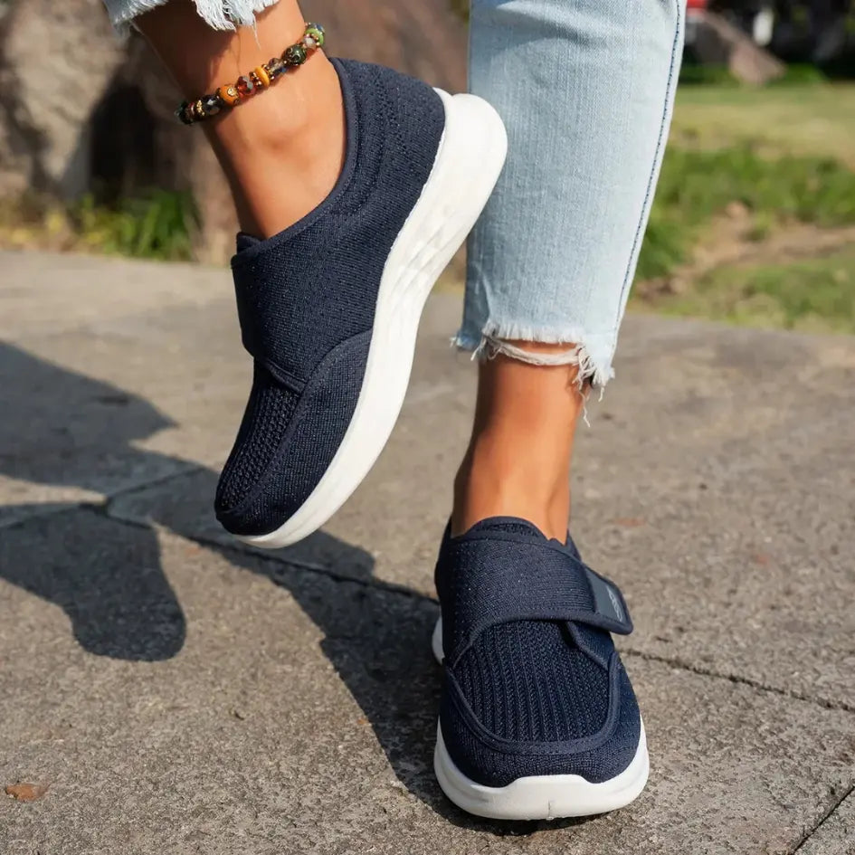Sola Diabetes Schoenen Dames – Orthopedische Brede Klittenbandschoenen