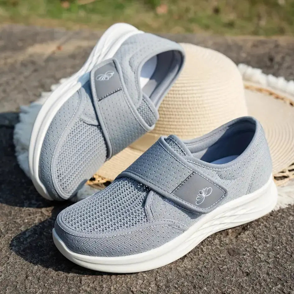 Sola Diabetes Schoenen Dames – Orthopedische Brede Klittenbandschoenen