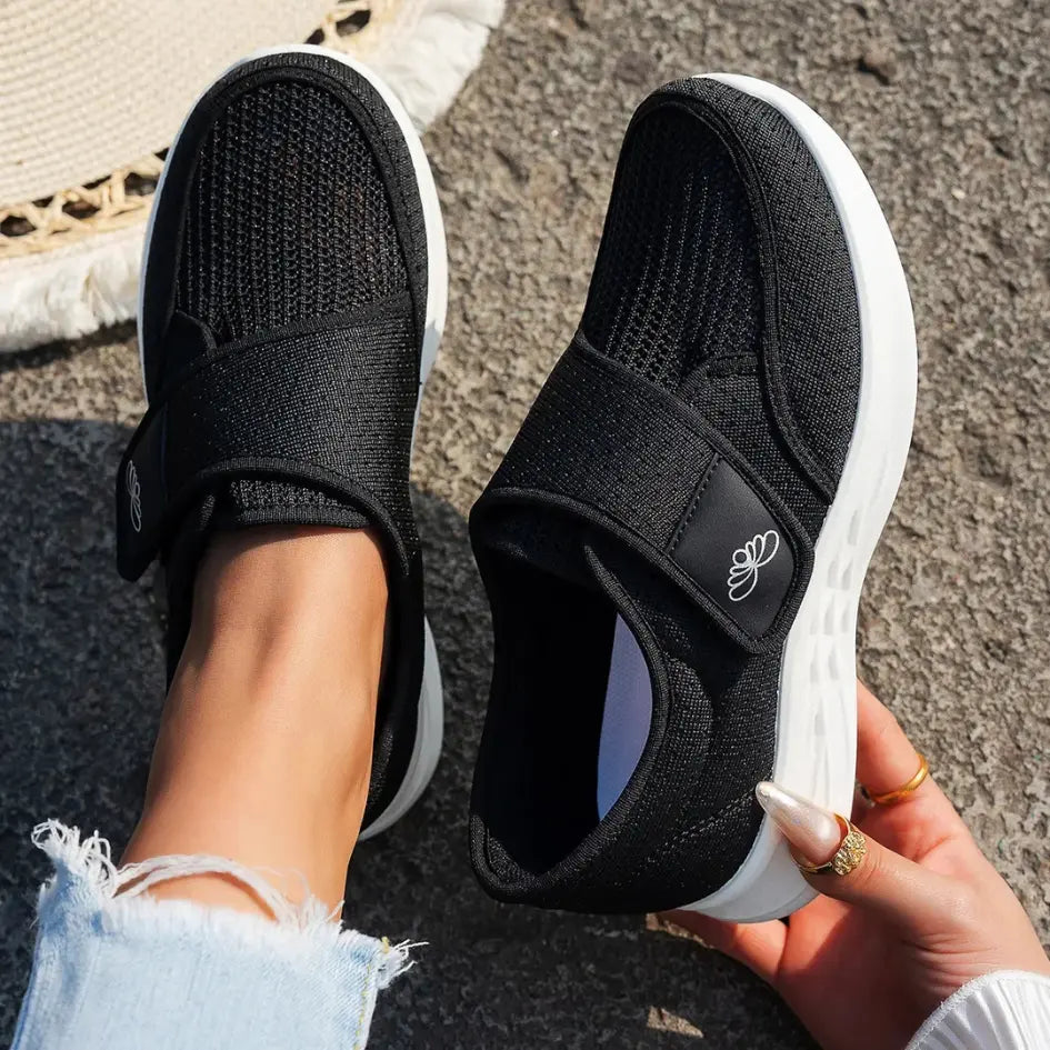 Sola Diabetes Schoenen Dames – Orthopedische Brede Klittenbandschoenen
