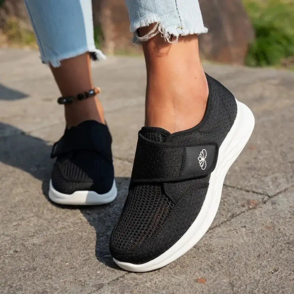 Sola Diabetes Schoenen Dames – Orthopedische Brede Klittenbandschoenen