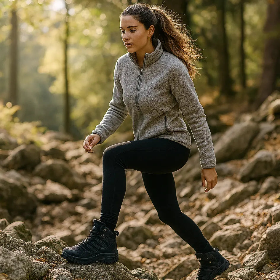 Tira Hoge Lichtgewicht Wandelschoenen voor Dames met Goede Grip