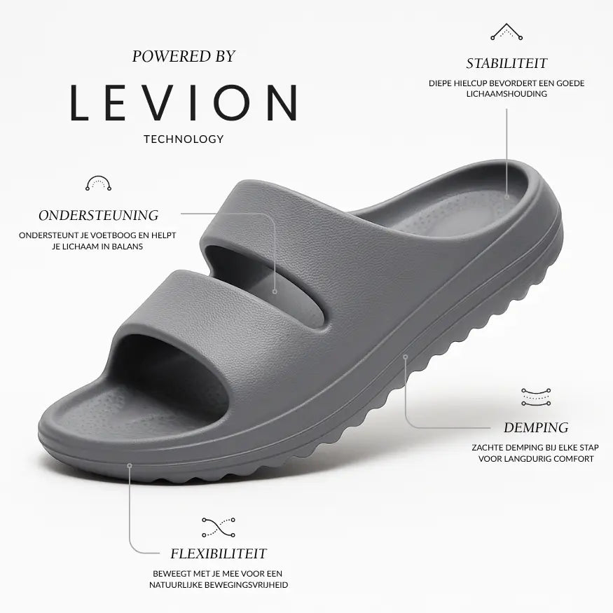 Uma Slippers met Orthopedisch Voetbed & Voetboog Ondersteuning