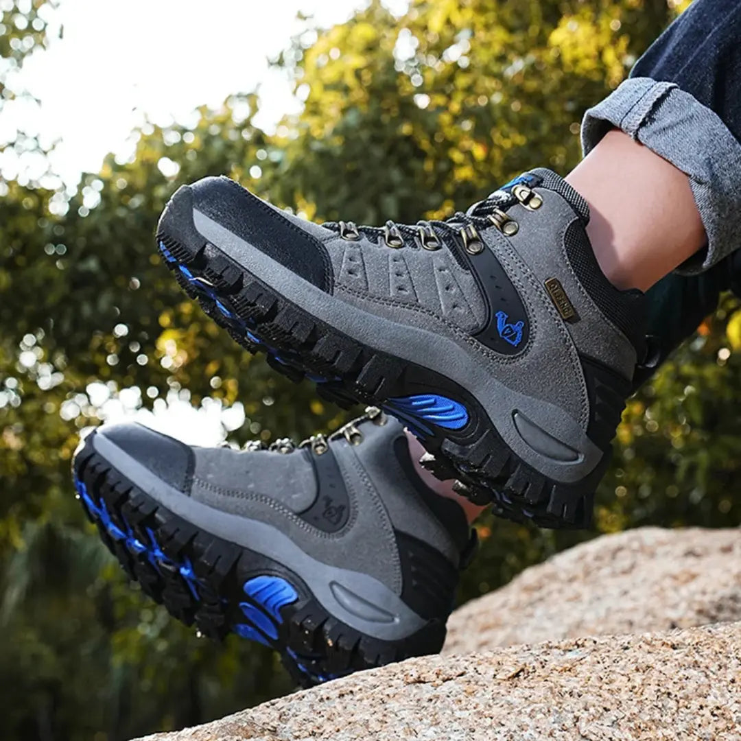 Leren Wandelschoenen met Demping Unisex - Waterdichte Bergschoenen