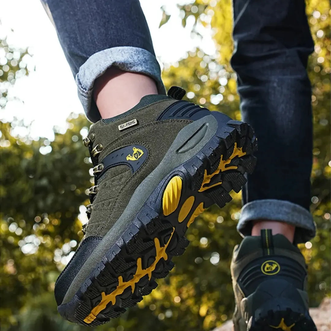 Leren Wandelschoenen met Demping Unisex - Waterdichte Bergschoenen