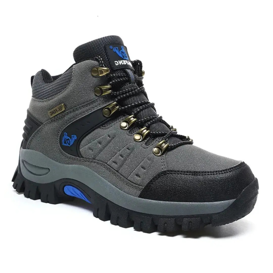 Leren Wandelschoenen met Demping Unisex - Waterdichte Bergschoenen