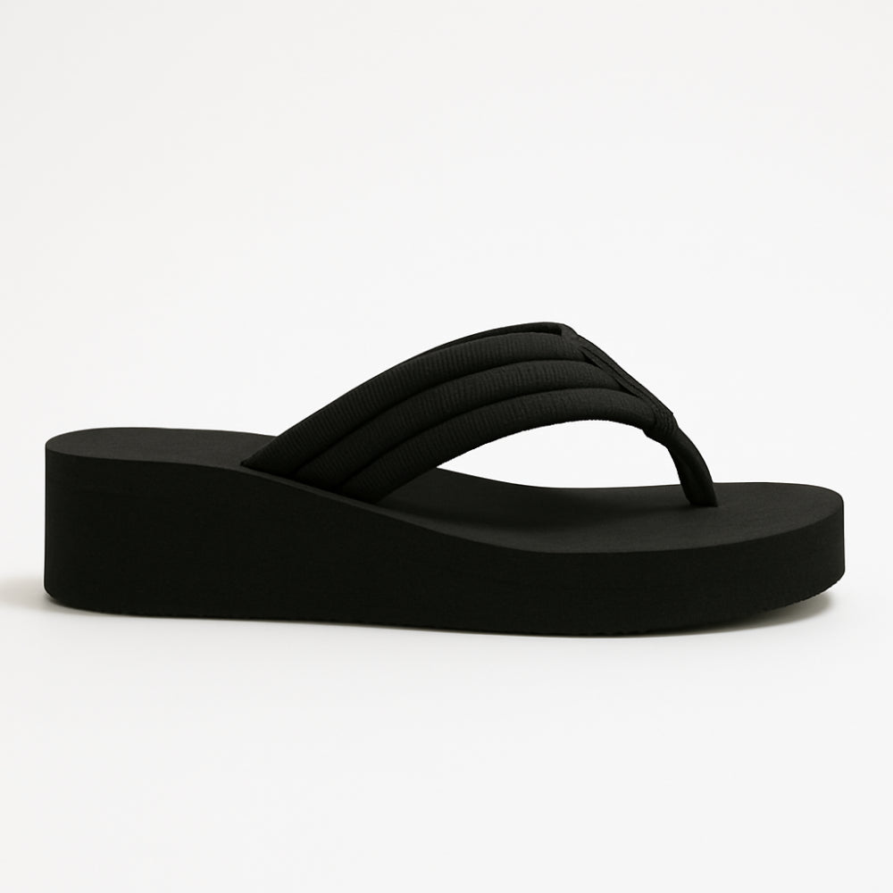 Yara Dames Teenslippers met Sleehak – Comfortabel & Lichtgewicht