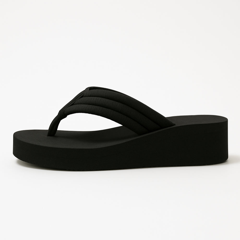 Yara Dames Teenslippers met Sleehak – Comfortabel & Lichtgewicht