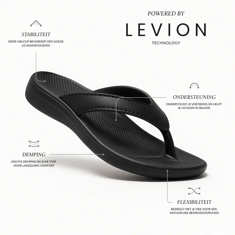 Jace Ergonomische Flip Flops met Hielcup & Voetboog Ondersteuning