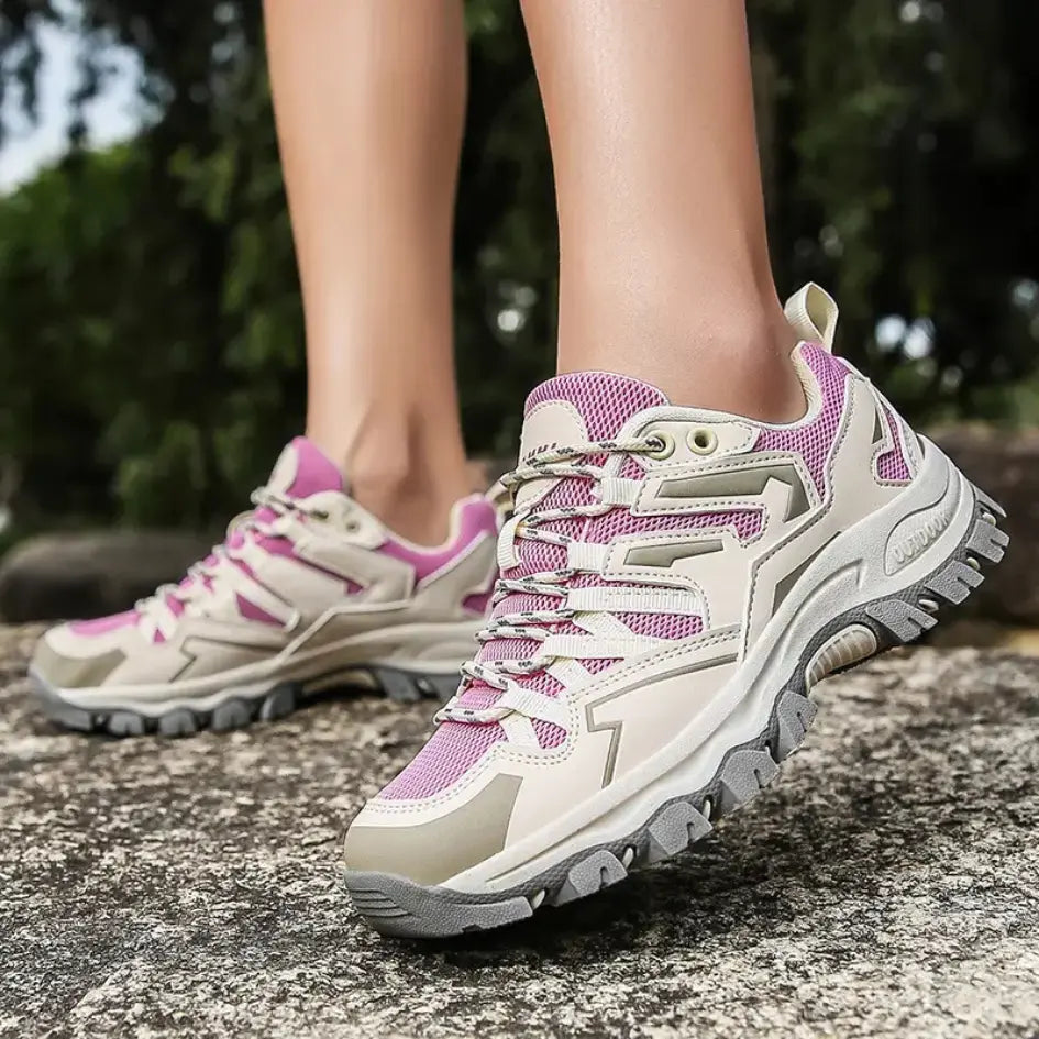 Zia Ademende Wandelschoenen Dames - Lage Wandelschoenen met Demping