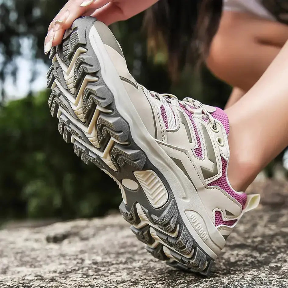 Zia Ademende Wandelschoenen Dames - Lage Wandelschoenen met Demping