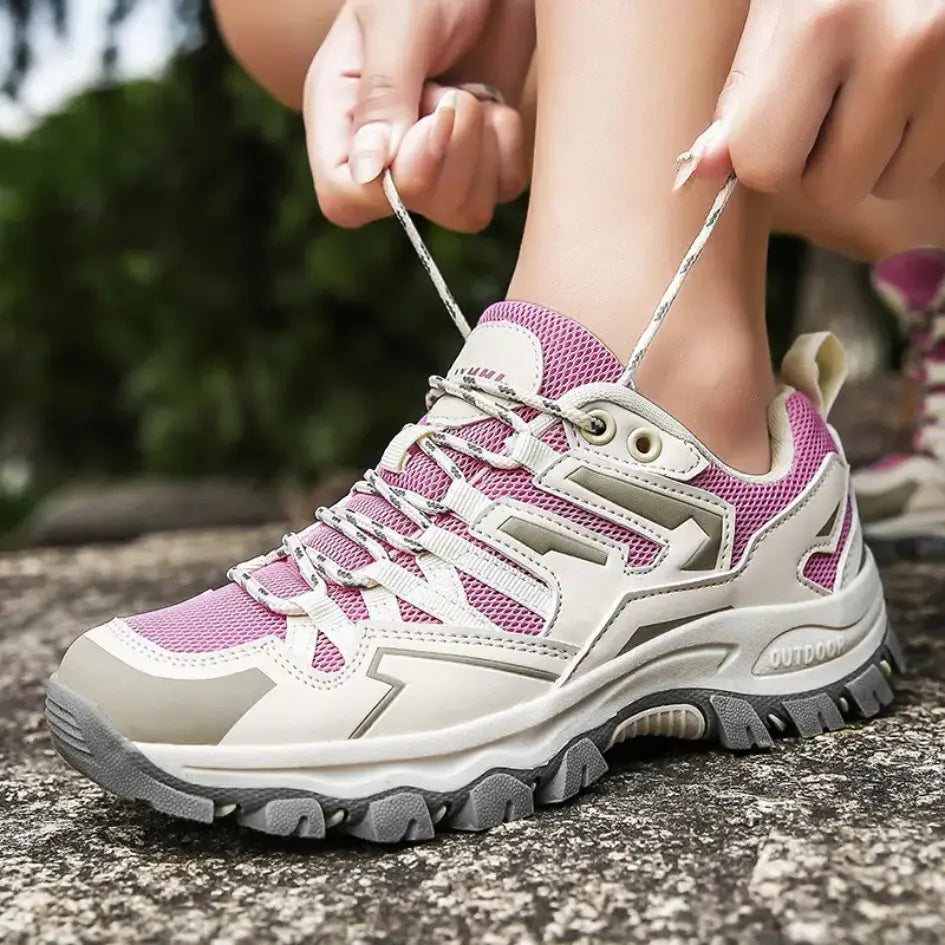 Zia Ademende Wandelschoenen Dames - Lage Wandelschoenen met Demping