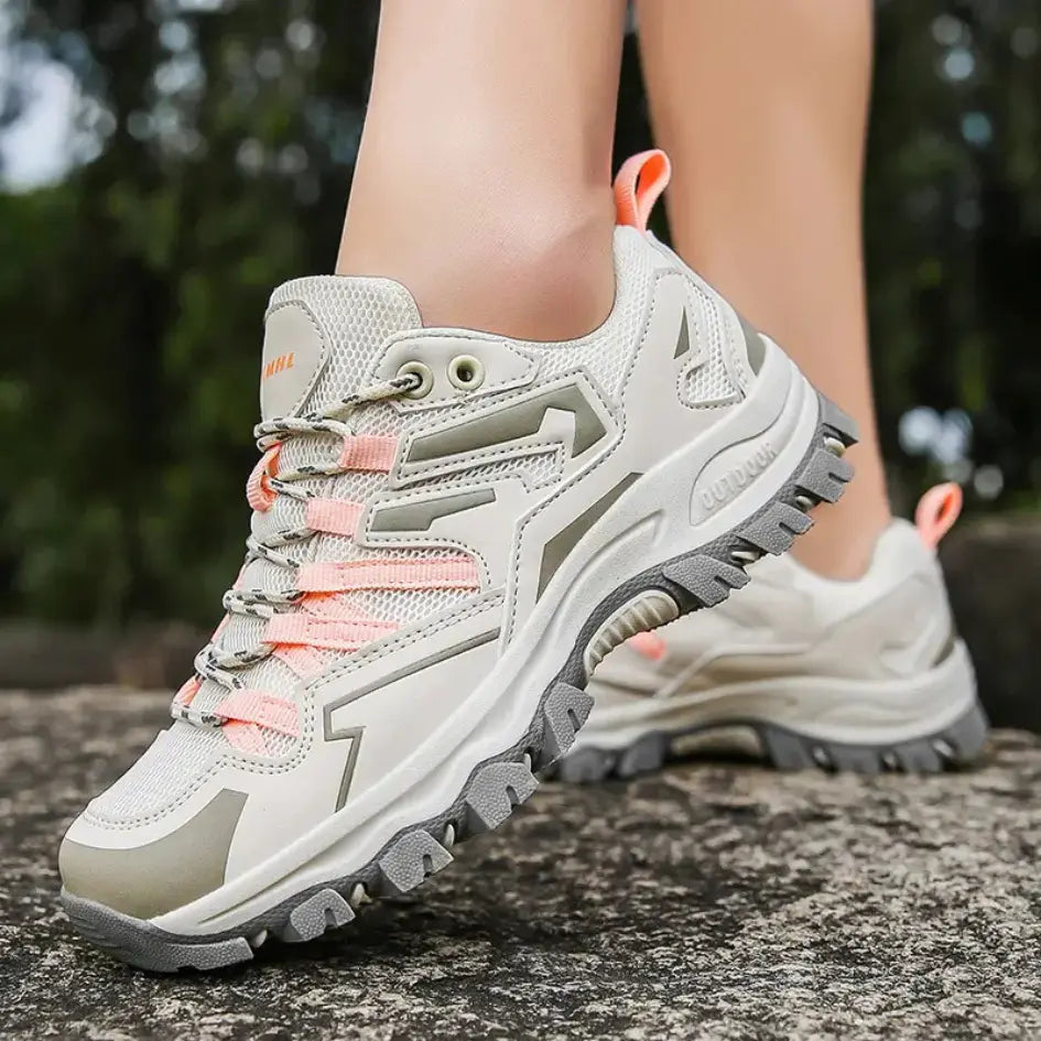 Zia Ademende Wandelschoenen Dames - Lage Wandelschoenen met Demping