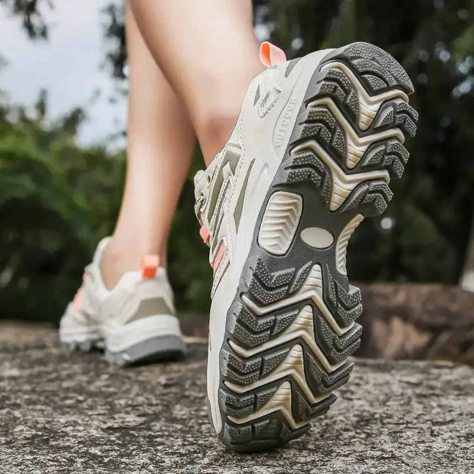 Zia Ademende Wandelschoenen Dames - Lage Wandelschoenen met Demping