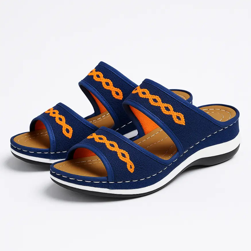 Zira Orthopedische Sandalen met Voetbed & Gewrichtsondersteuning